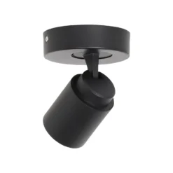 Deckenstrahler Razza, schwarz, Ø 13 cm, Metall