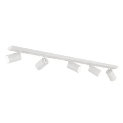 Deckenstrahler Sean, weiß, 5-fl., Aluminium, GU10