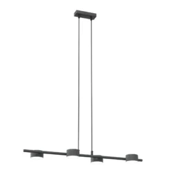 Deckenstrahler Sora, Länge 80 cm, Metall, 4-flg.