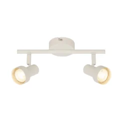 Deckenstrahler Tapp, weiß, Länge 28 cm, 2-flg., Metall, GU10