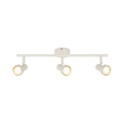 Deckenstrahler Tapp, weiß, Länge 48 cm, 3-flg., Metall, GU10