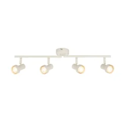 Deckenstrahler Tapp, weiß, Länge 61 cm, 4-flg., Metall, GU10