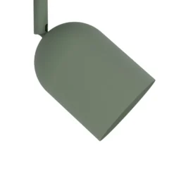 Deckenstrahler Tilston, dunkelgrün, Ø 25 cm, 3-flg., Stahl