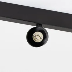Deckenstrahler Top, schwarz, 83 cm, 4-flg., Metall, GU10