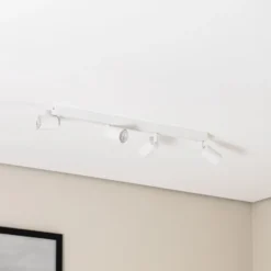 Deckenstrahler Top, weiß, 83 cm, 4-flg., Metall, GU10