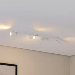 Deckenstrahler Top, weiß, 83 cm, 4-flg., Metall, GU10