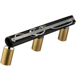 Deckenstrahler Zen 3 mit 3 Spots, schwarz-gold