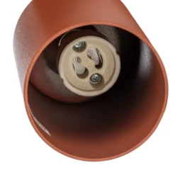 Deckenstrahler Zoom, 5-flammig, rot, Stahl, GU10