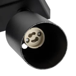 Deckenstrahler Zoom, 2-flammig, schwarz