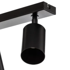 Deckenstrahler Zoom, 5-flammig, schwarz