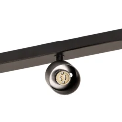 Deckenstrahler Zoom, 4-flammig, schwarz