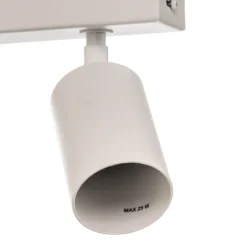 Deckenstrahler Zoom, 3-flammig, weiß, Metall, GU10