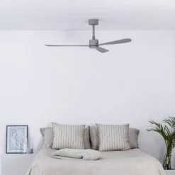 Deckenventilator Amelia, DC-Motor, 3 Flügel, grau