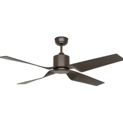 Deckenventilator Eco Ventos, bronze, Metall, IP44, DC, WiFi