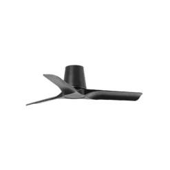 Deckenventilator Hey S, schwarz, DC-Motor, leise, Ø 90 cm