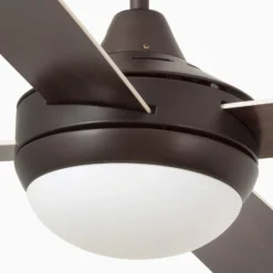 Deckenventilator Icaria L mit Licht braun/mahagoni