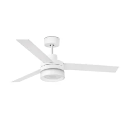 Deckenventilator Ice LED Remote Speaker weiß/holz