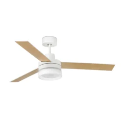 Deckenventilator Ice LED Remote Speaker weiß/holz