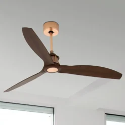 Deckenventilator Just Fan, Ø 128cm, kupfer walnuss