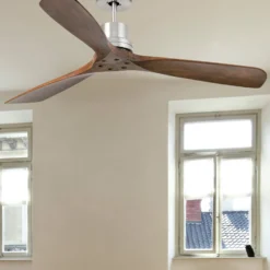 Deckenventilator Lantau, Remote, walnuss/stahl