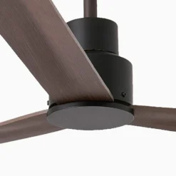 Deckenventilator Nassau, DC, 3 Flügel, dunkelbraun