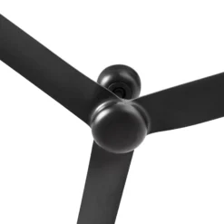Deckenventilator Punt M, schwarz, DC, leise, 130 cm, Remote