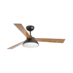Deckenventilator Rodas mit LED-Leuchte, braun