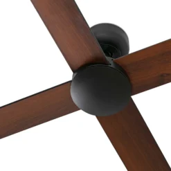 Deckenventilator Rudder, DC-Motor, leise, Ø 132 cm, Holz