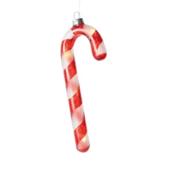Deko-Anhänger Hannah Candy Cane rot