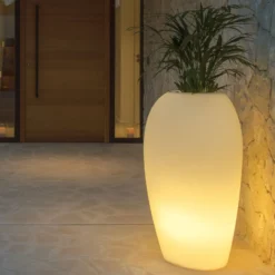 Dekolampe Storus V LED RGB+CCT bepflanzbar weiß