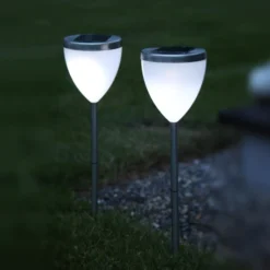 Dekorative Solarleuchte LED Jannik 2-er Set