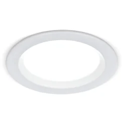 Dimmbare LED-Einbauleuchte Spock Ø 9 cm weiß