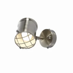 Dimmbarer Wandspot Ebbi in Altmessing