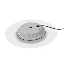 DOTLUX LED-Deckenlampe MOONBASE silber Ø 37 cm Alu/Acryl CCT