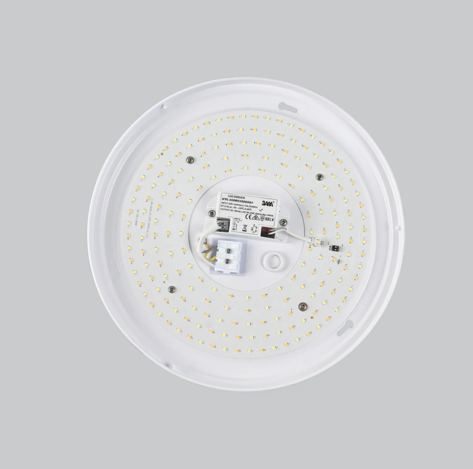 DOTLUX LED-Deckenleuchte LUNA, weiß, Ø 33 cm, PMMA, CCT IP44