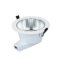 DOTLUX LED-Einbaudownlight CIRCLEugr, 18 W, Ø 17,2 cm, CCT