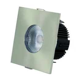 DOTLUX MULTIsun LED-Einbauleuchte, eckig, nickel