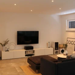 DOTLUX MULTIsun LED-Einbauleuchte, eckig, nickel