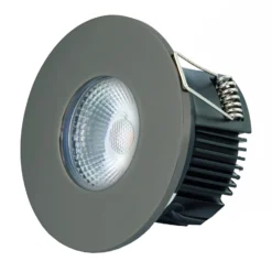 DOTLUX MULTIsun LED-Einbauleuchte, rund, anthrazit