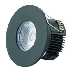 DOTLUX MULTIsun LED-Einbauleuchte, rund, schwarz