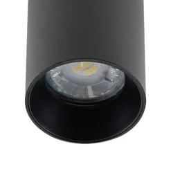 Downlight CAN, schwarz, IP20, Ø 6 cm, Metall, GU10