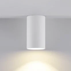Downlight CAN, weiß, IP20, Ø 6 cm, Metall, GU10