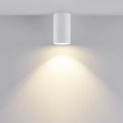 Downlight CAN, weiß, IP20, Ø 6 cm, Metall, GU10