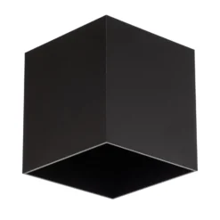 Downlight Cobble in eckiger Form, schwarz