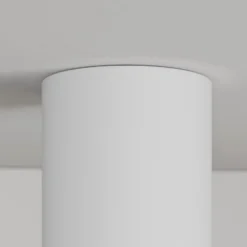 Downlight Eye S in Zylinderform, weiß
