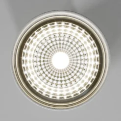 Downlight Eye S in Zylinderform, weiß