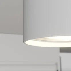Downlight Eye S in Zylinderform, weiß