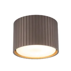 Downlight Ferro, braun, Kunststoff, 6 cm hoch, GX53
