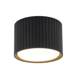 Downlight Ferro, schwarz, Kunststoff, 6 cm hoch, GX53