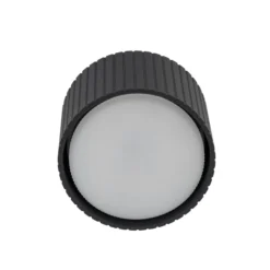 Downlight Ferro, schwarz, Kunststoff, 6 cm hoch, GX53